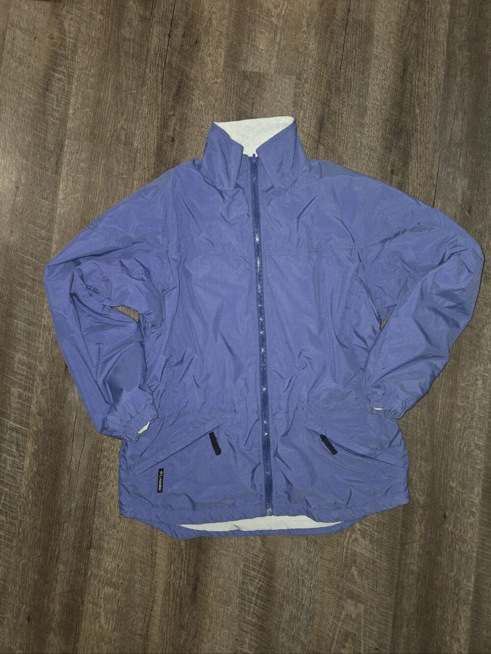 Vintage Columbia Spots Jacket - Lightweight Windbreaker Womens L